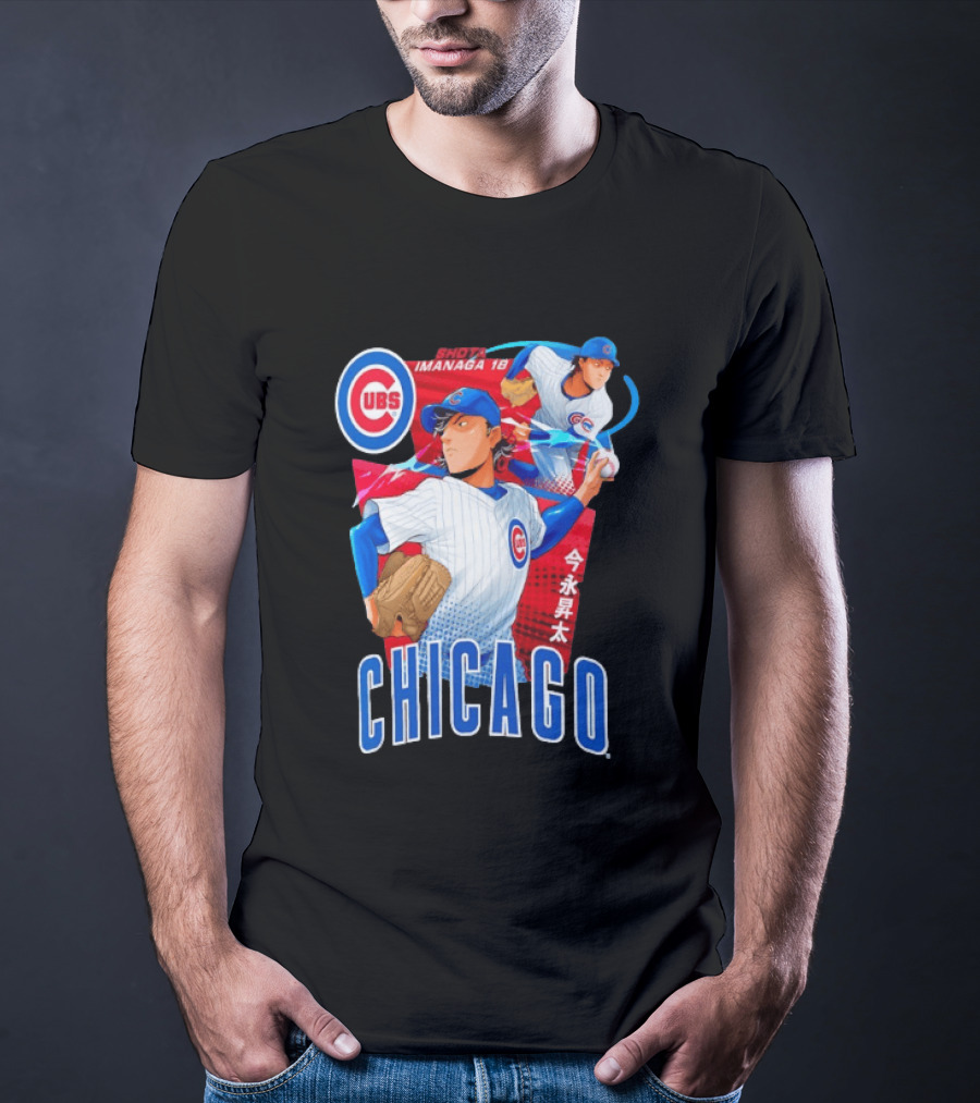 Chicago Cubs Shota Imanaga Anime Baseball Player T-Shirt