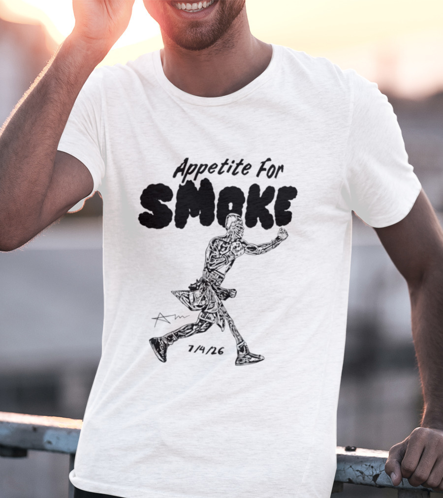 Appetite For Smoke Running Silhouette 7 26 T-Shirt