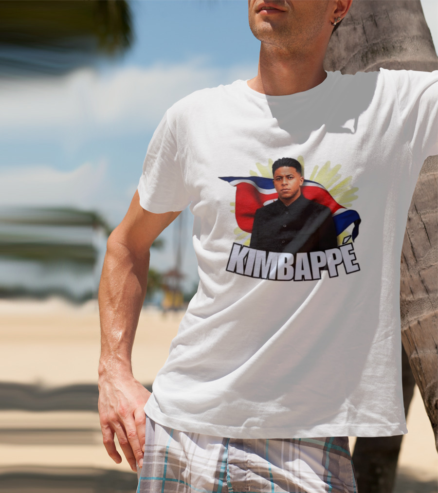 Kimbappé North Korea Leader Red Flag Fusion T-Shirt