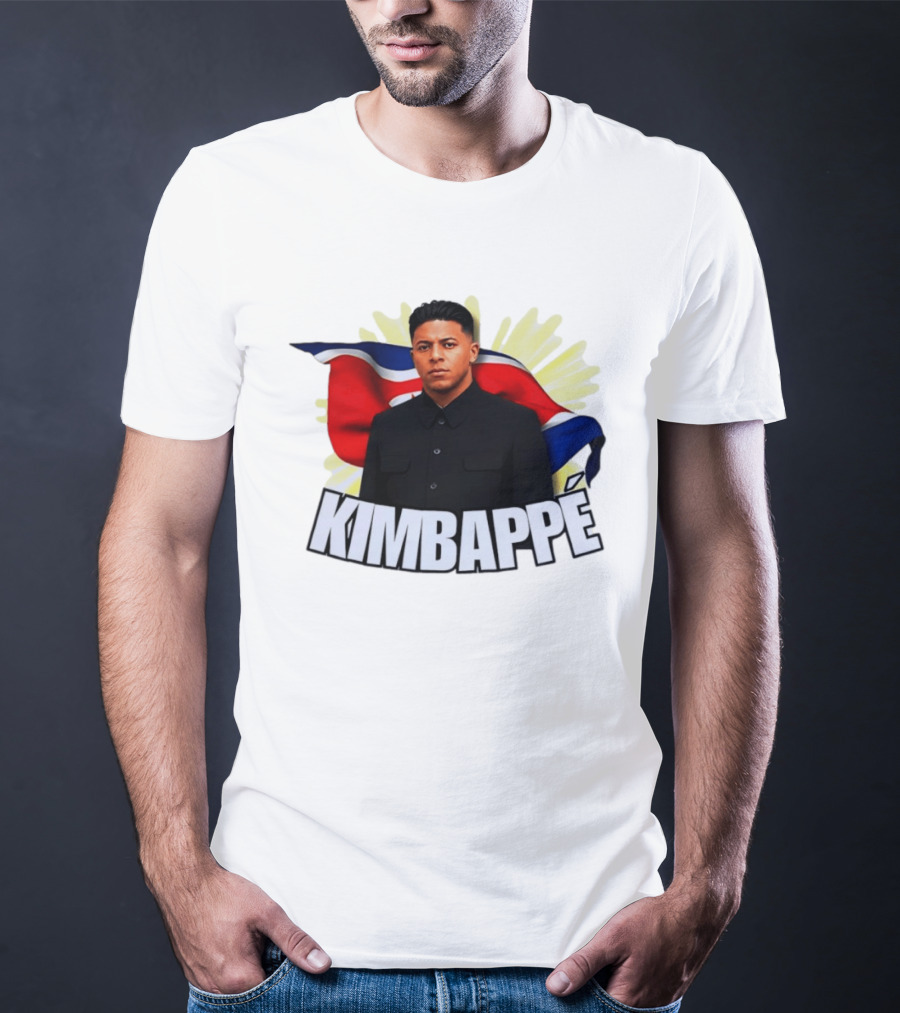 Kimbappé North Korea Leader Red Flag Fusion T-Shirt
