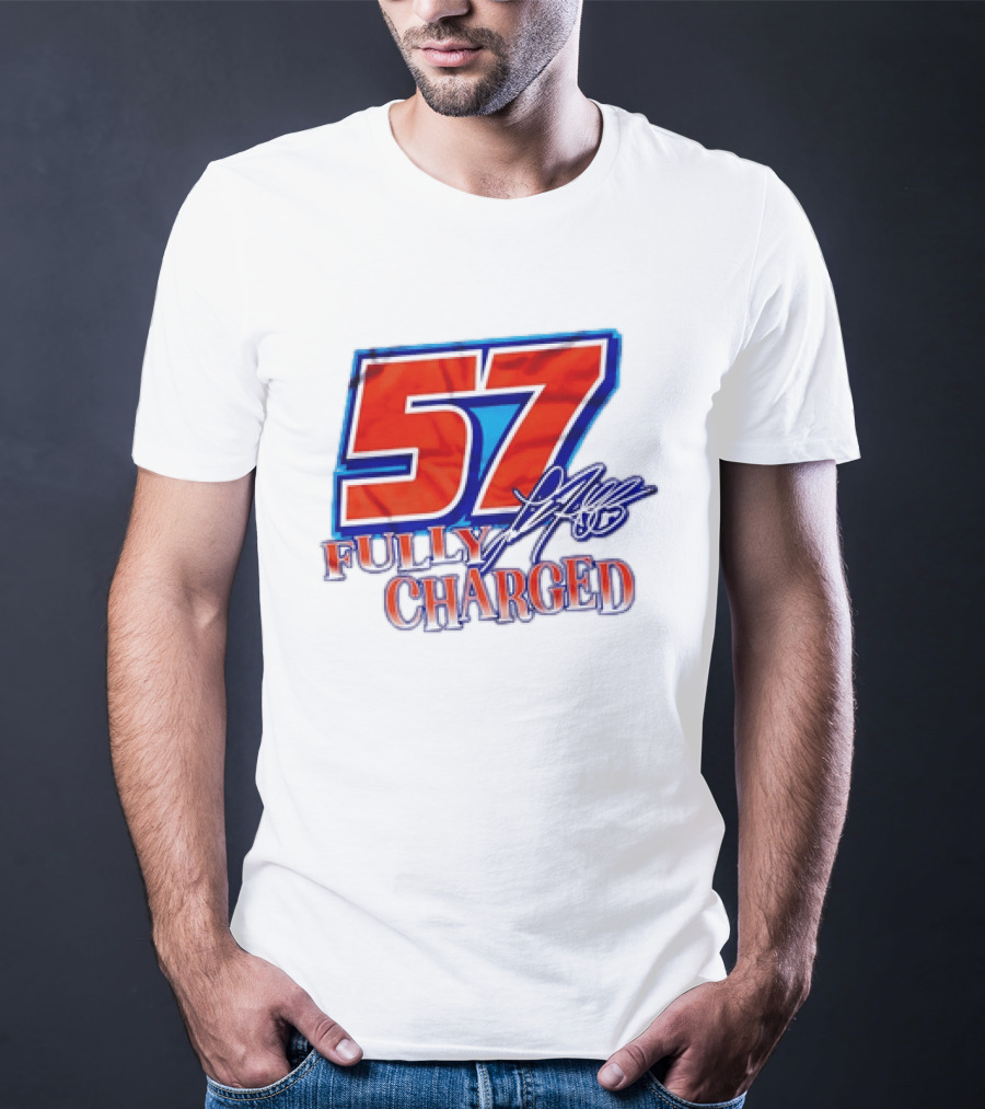 Kyle Larson 57 Fully Charged Hendrick Motorsports Racing Fan T-Shirt