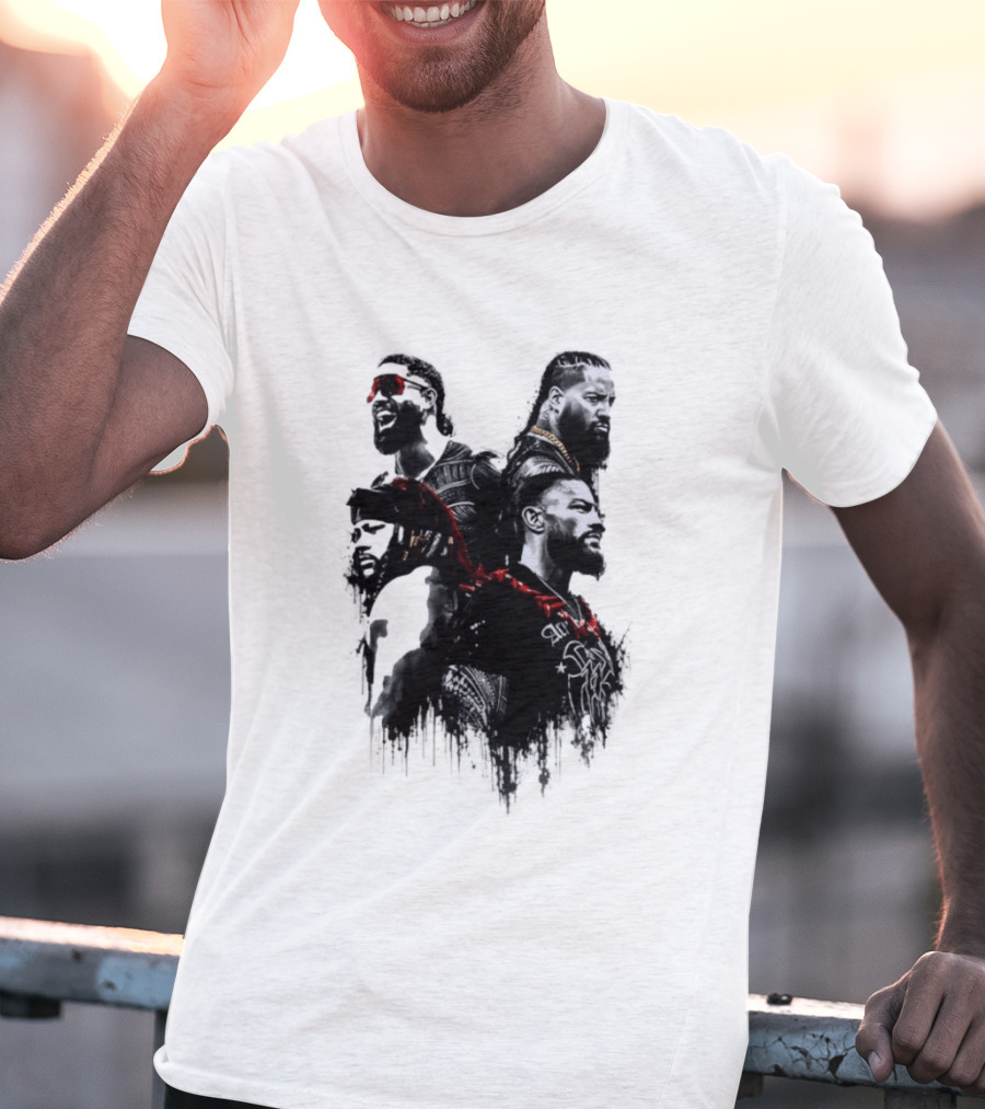 Bloodline Legacy Tribal Chief Wrestling Icons Collection T-Shirt