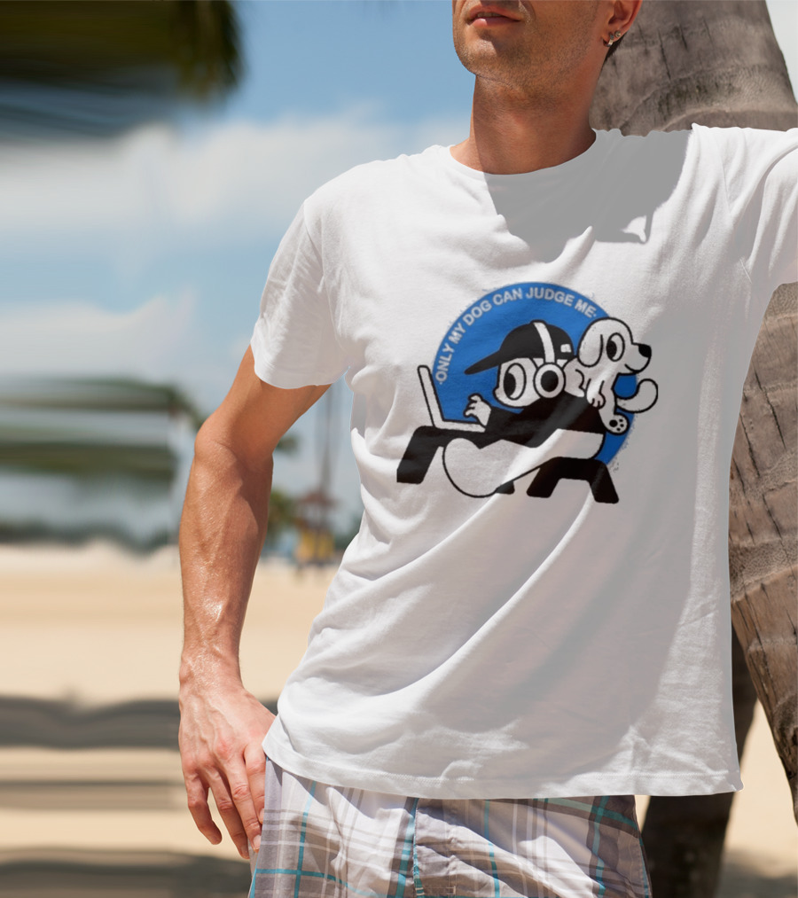 Only My Dog Can Judge Me Laptop User Headphones Gamer T-Shirt