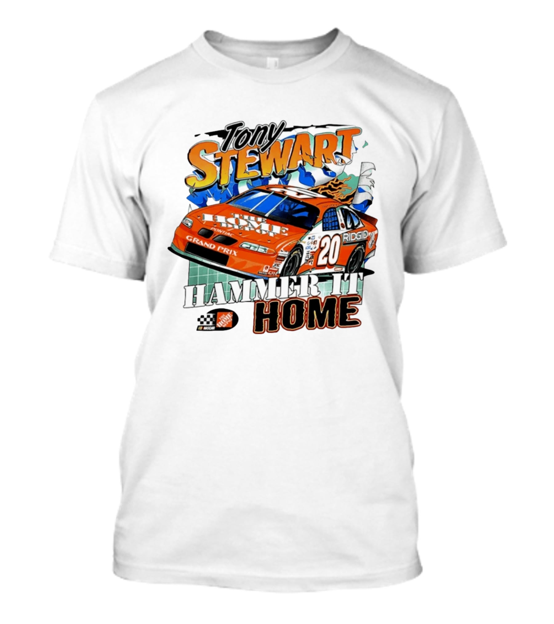 Tony Stewart Home Depot Racing 20 Pontiac NASCAR Hammer It Home T-Shirt