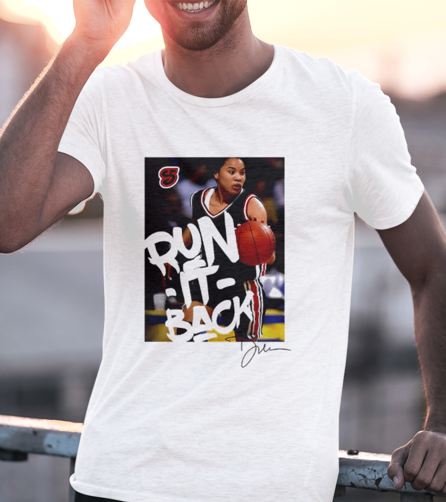 Run It Back Nykesha Sales Connecticut Huskies Basketball Player Action T-Shirt