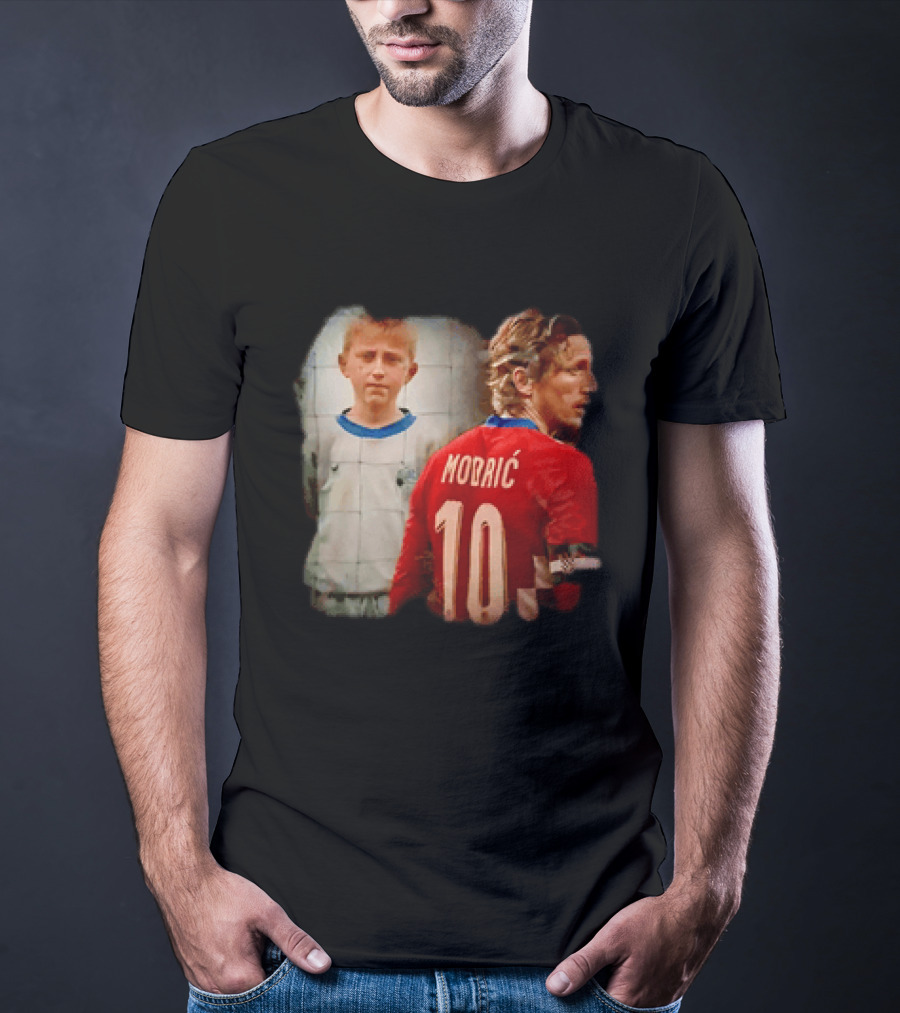Luka Modrić Croatia National Team The Last Dance Young Modrić 10 T-Shirt