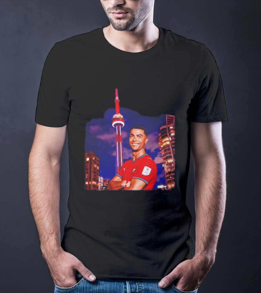 Cristiano Ronaldo Portugal National Team Iconic Victory Celebration T-Shirt