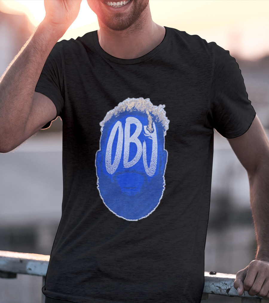 OBJ Odell Beckham Jr Big Head New York Giants T-Shirt