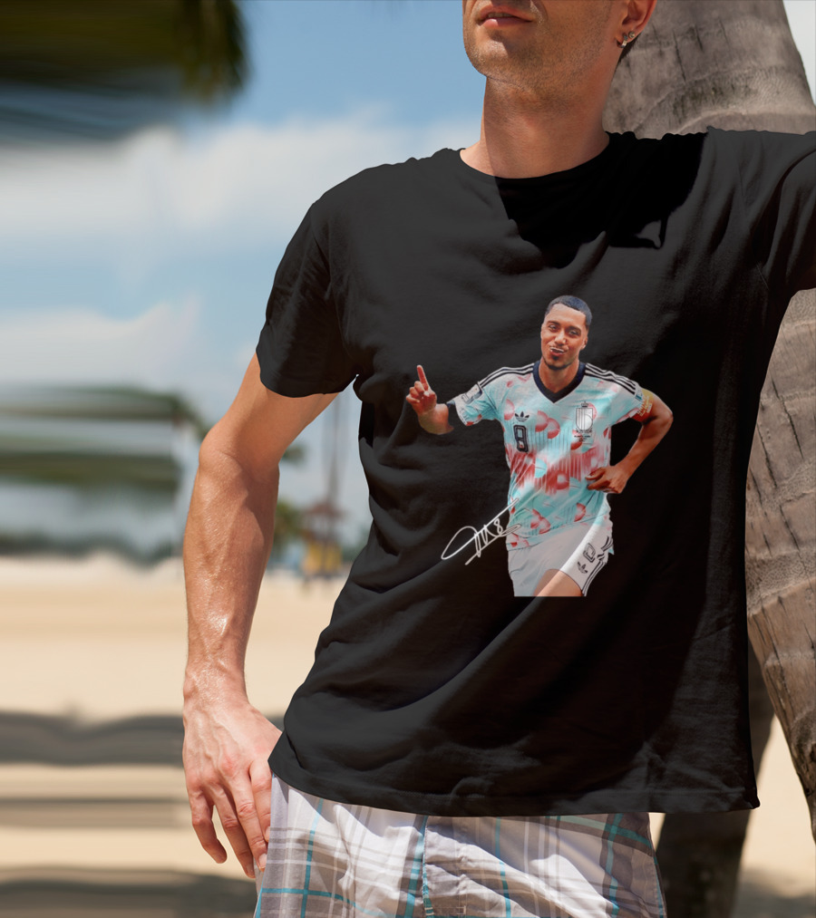 Youri Tielemans Belgium National Football Adidas Number 8 T-Shirt