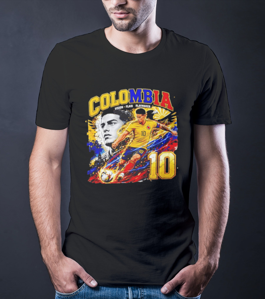 Colombia Vision Flair Playmaker 10 T-Shirt
