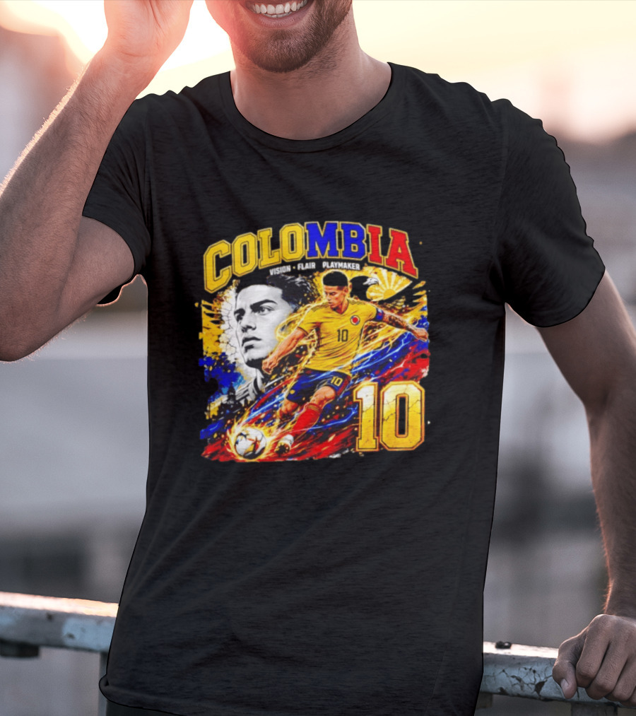 Colombia Vision Flair Playmaker 10 T-Shirt
