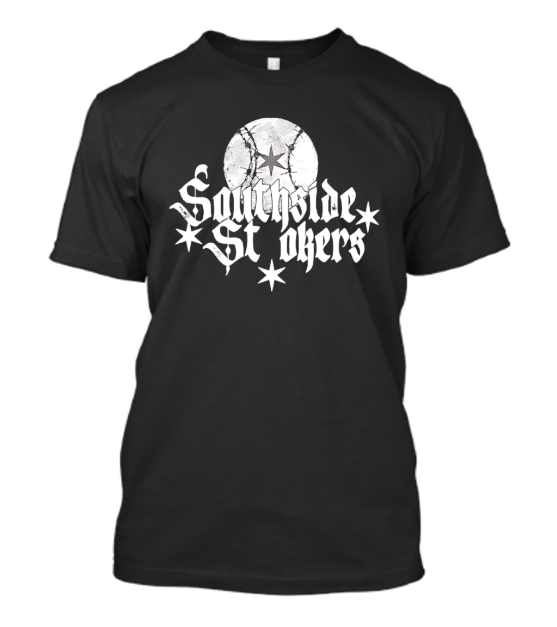 Southside Strokers Chicago Baseball Barbed Wire Star T-Shirt