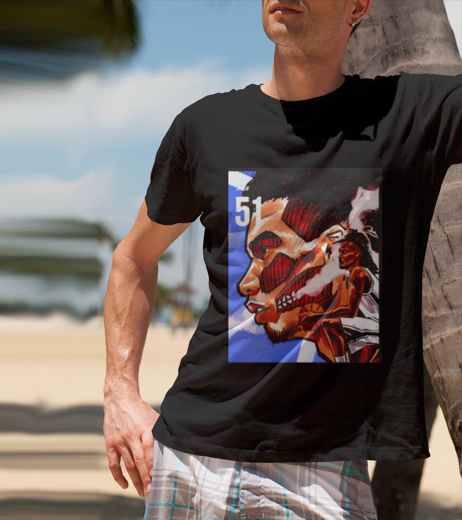 51 Wembanyama Anime San Antonio Spurs Alien T-Shirt