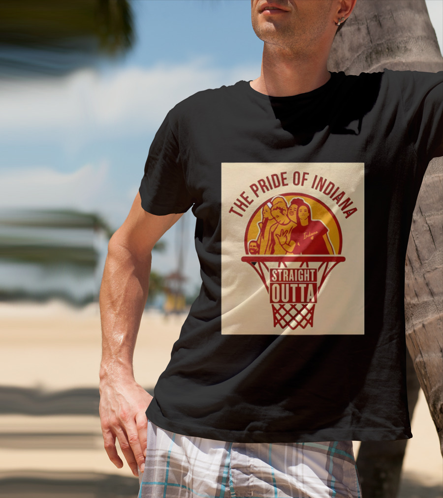 The Pride Of Indiana Straight Outta WNBA Basketball 2026 T-Shirt