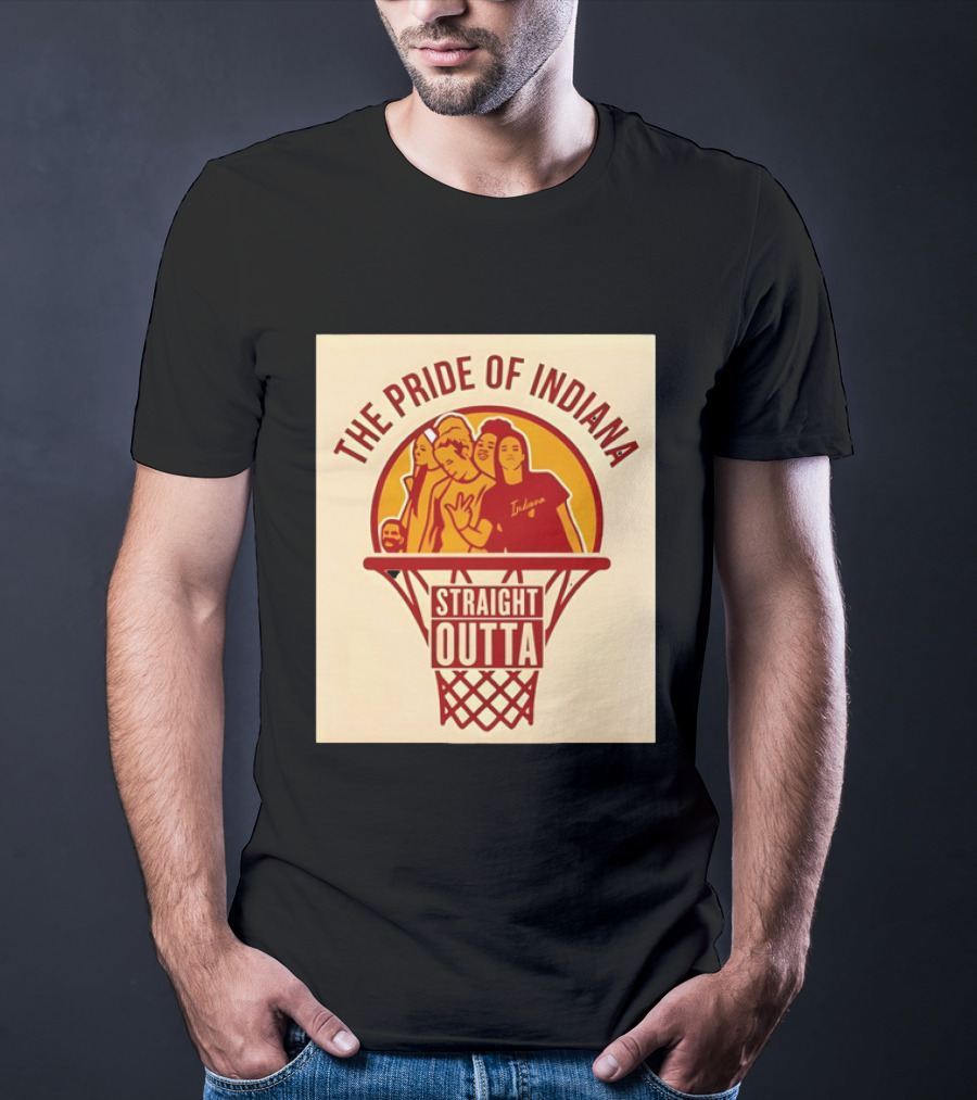 The Pride Of Indiana Straight Outta WNBA Basketball 2026 T-Shirt