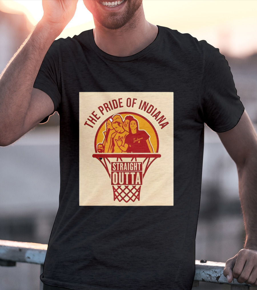 The Pride Of Indiana Straight Outta WNBA Basketball 2026 T-Shirt