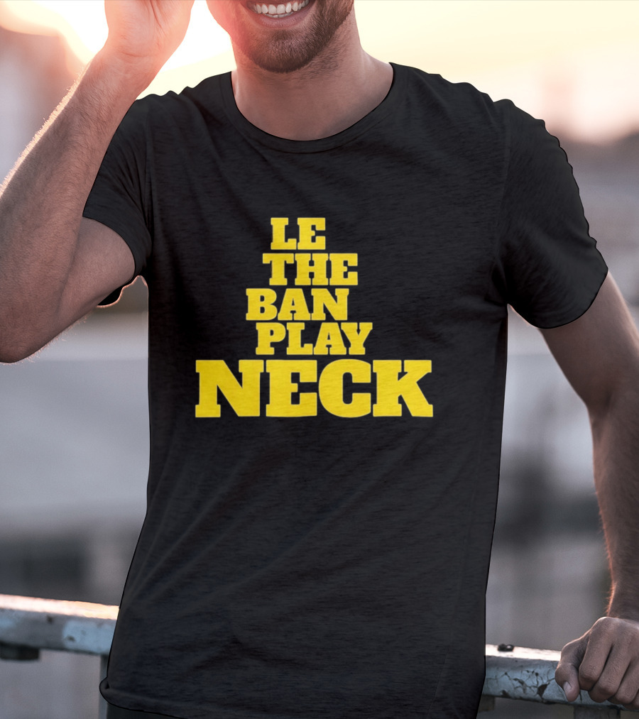 Tiger Nation Let The Band Play Neck LSU T-Shirt