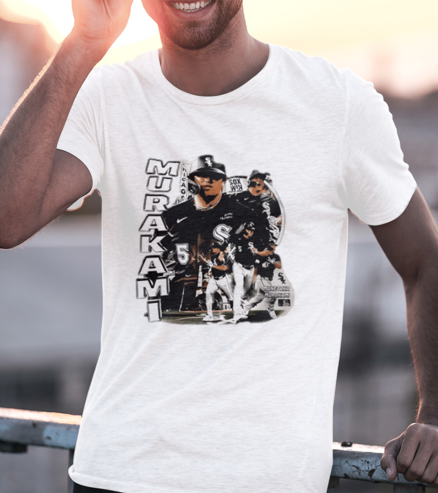Munetaka Murakami Chicago White Sox Win Player Number 5 MLB T-Shirt