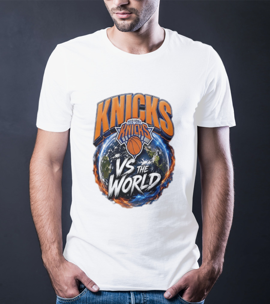 Knicks New York VS The World Basketball Team T-Shirt