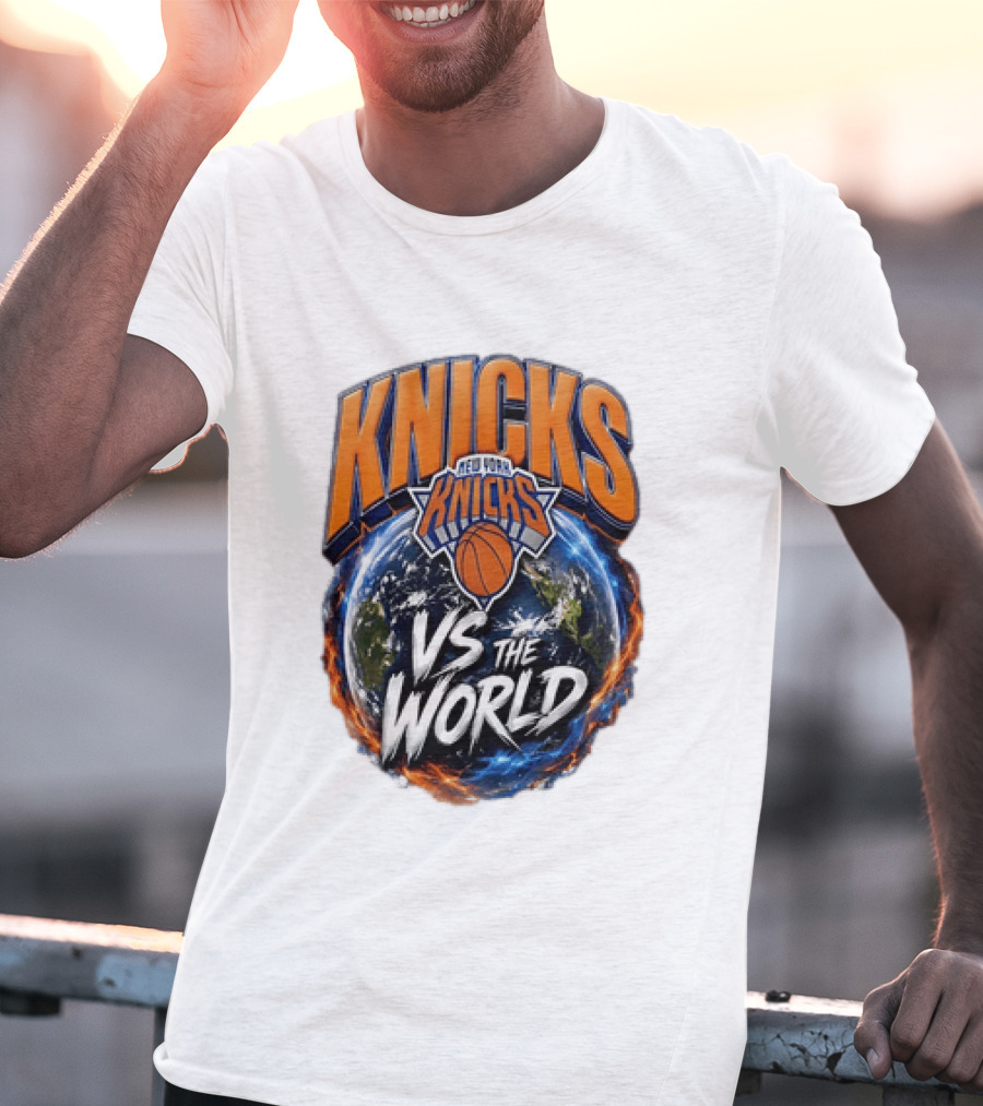 Knicks New York VS The World Basketball Team T-Shirt