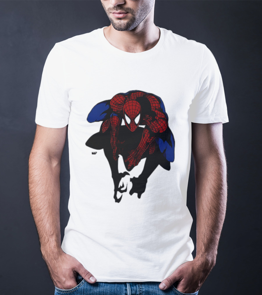 Spider Man Marvel Comics Dynamic Action Pose T-Shirt