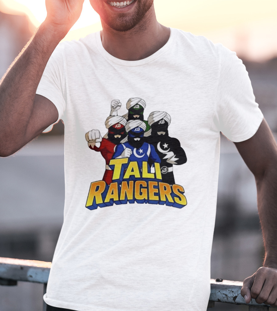 Tali Rangers Turban Wearing Superhero Group T-Shirt