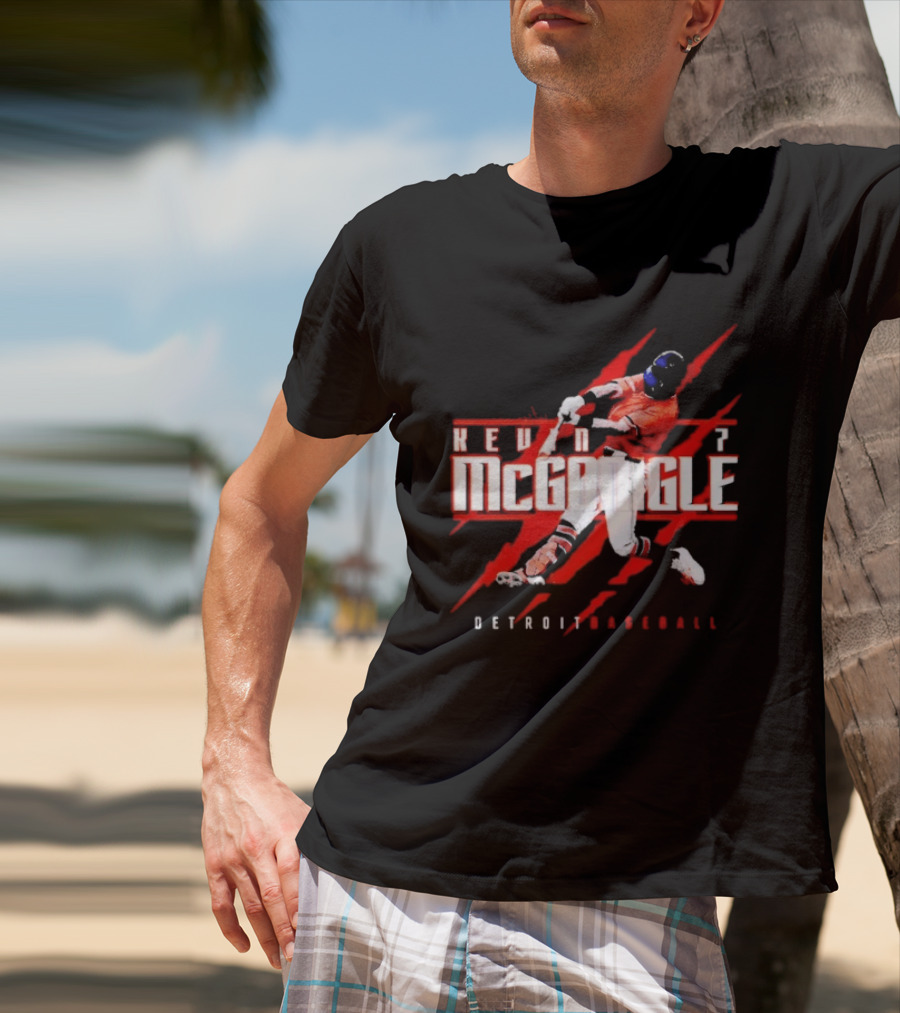 Kevin McGonigle Detroit Baseball Claws T-Shirt