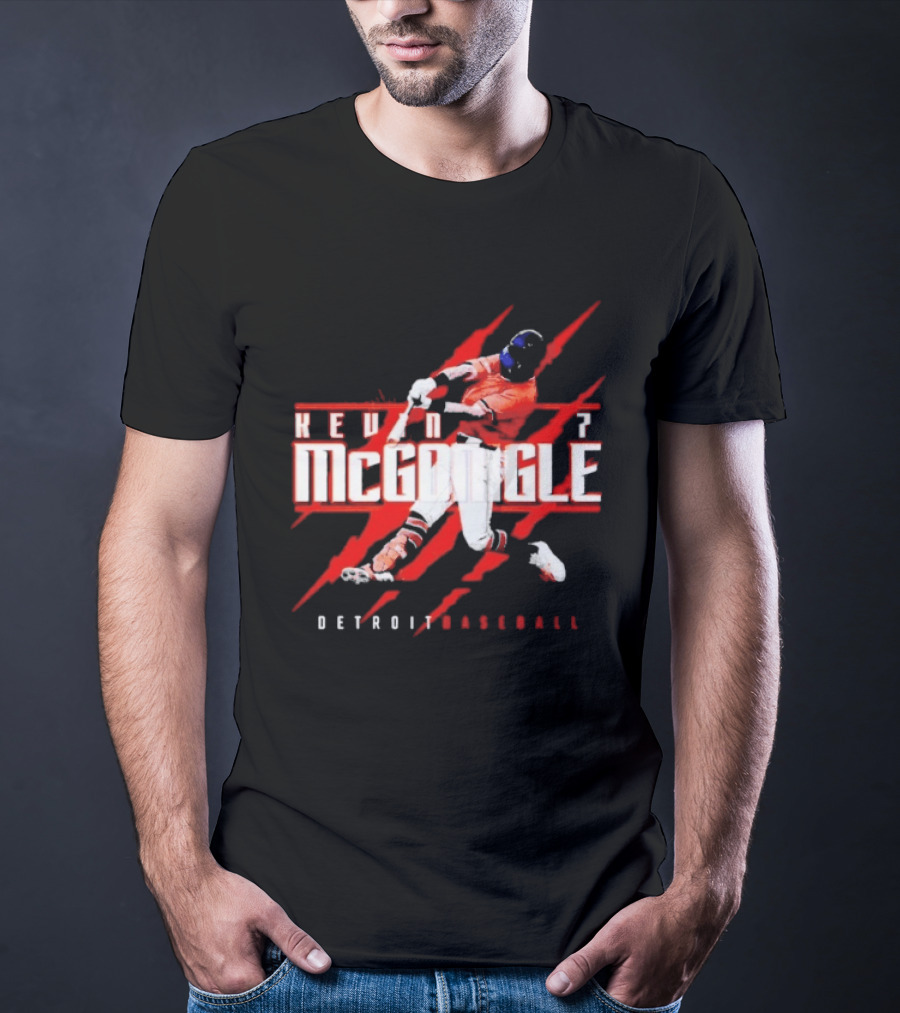 Kevin McGonigle Detroit Baseball Claws T-Shirt