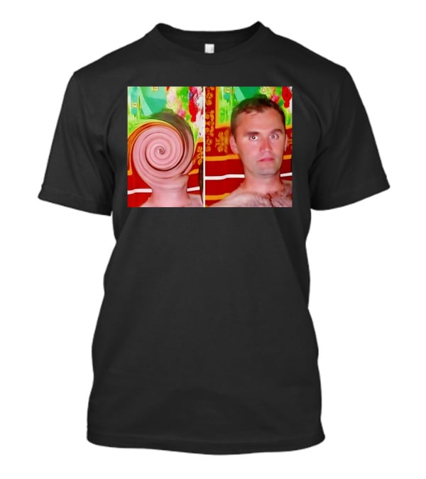 Swirly Kirk Charlie Robocough Kirkification Meme Spiral Face Effect T-Shirt