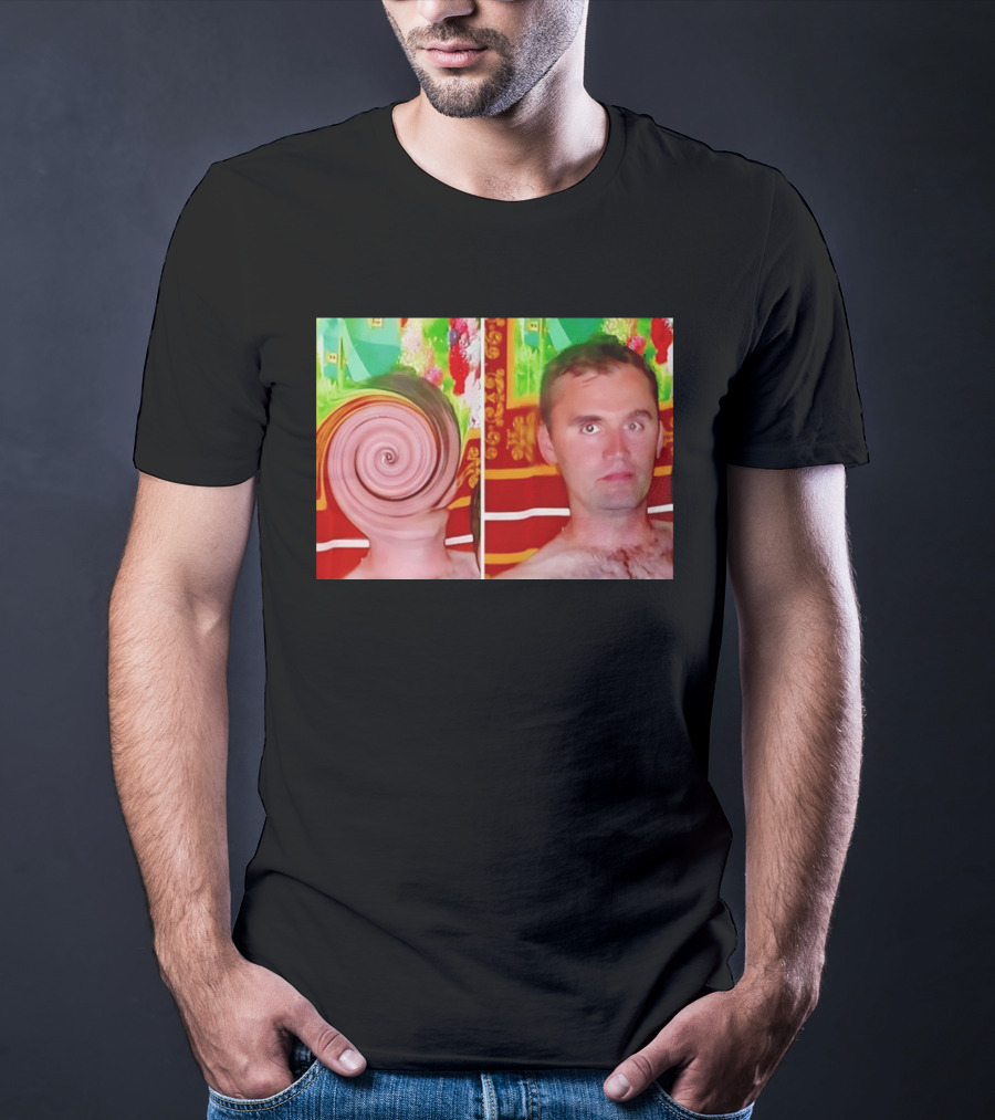Swirly Kirk Charlie Robocough Kirkification Meme Spiral Face Effect T-Shirt