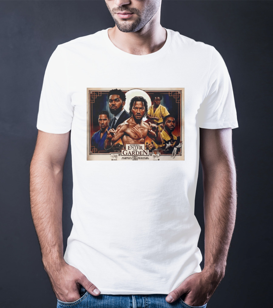 NY Knicks Enter The Garden Jalen Brunson Julius Randle Josh Hart Donte DiVincenzo T-Shirt