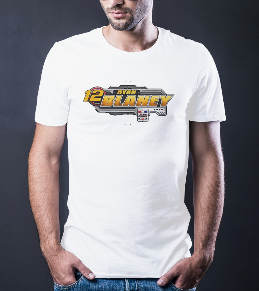Ryan Blaney Team Penske 12 NASCAR Cup Series Racing Fan Gear T-Shirt