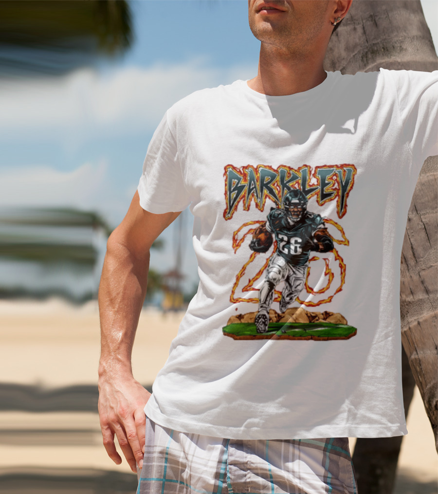Barkley 26 Philadelphia Football Running Back T-Shirt