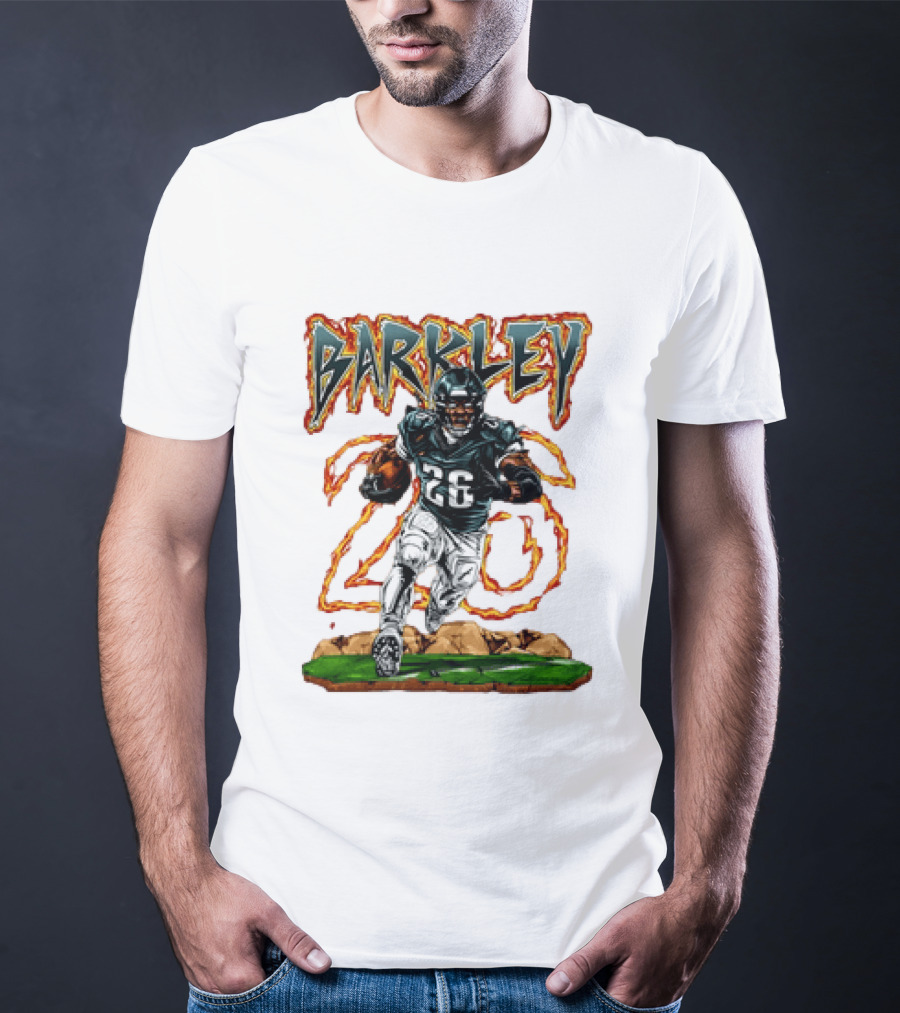 Barkley 26 Philadelphia Football Running Back T-Shirt