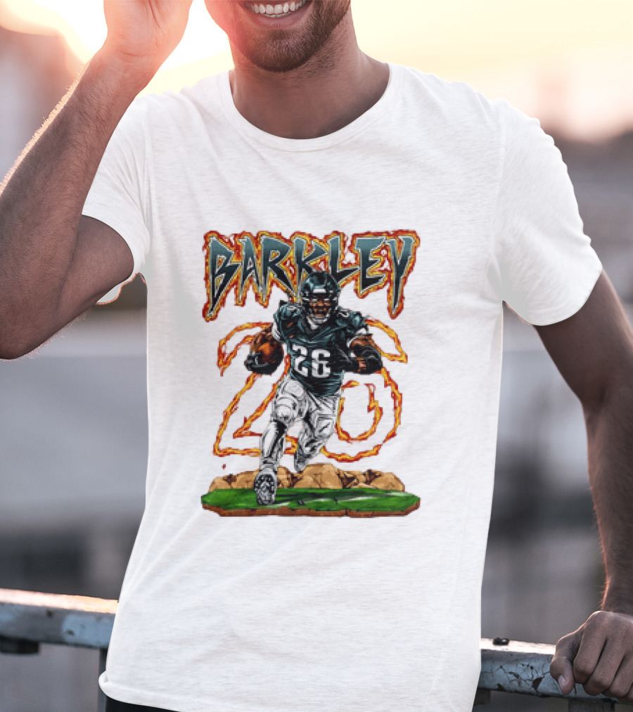 Barkley 26 Philadelphia Football Running Back T-Shirt