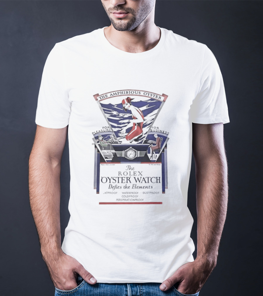 The Rolex Oyster Defies The Elements Mercedes Gleitze Endurance Record T-Shirt