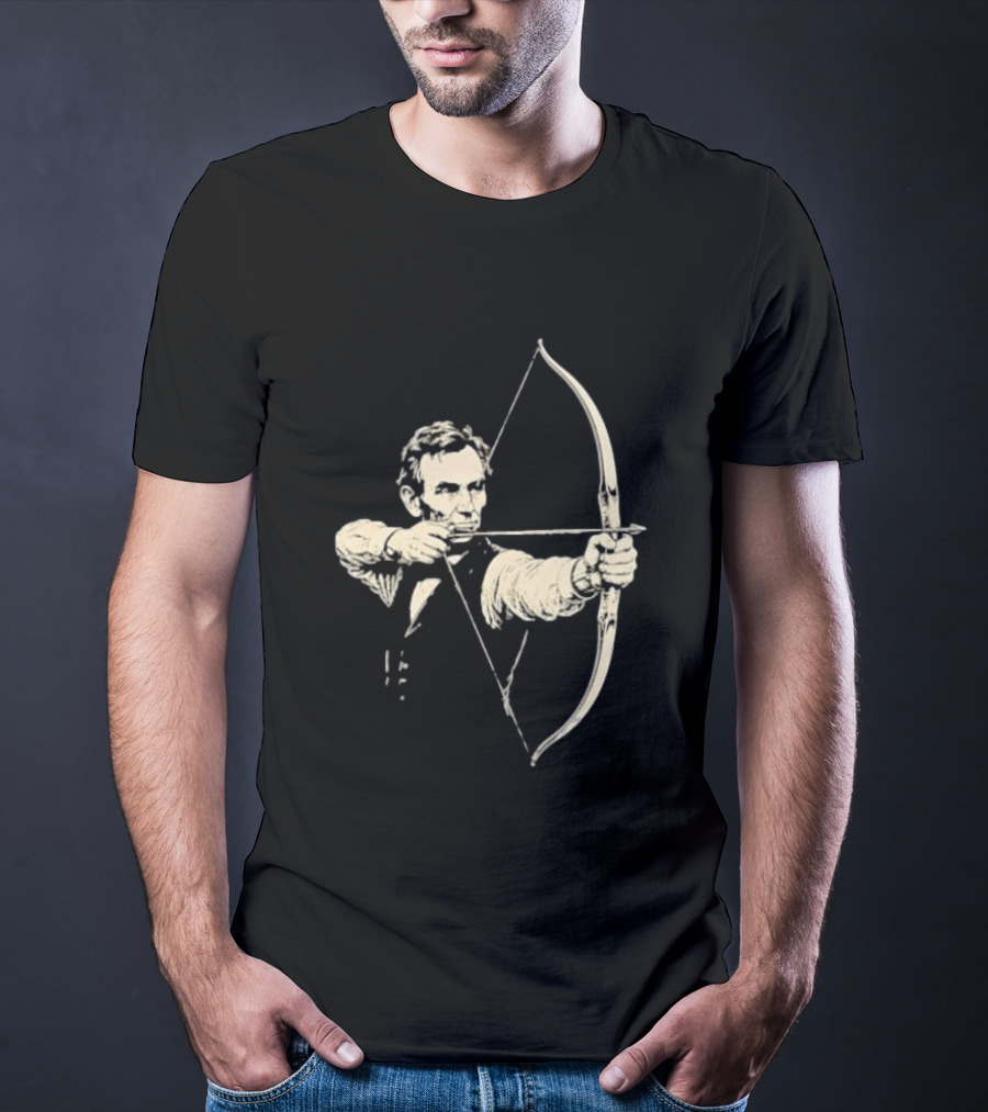 Abraham Lincoln Archery Archer United States 16th President POTUS American T-Shirt