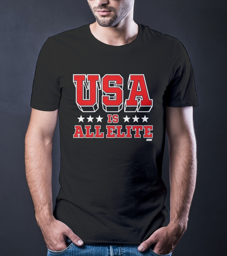 USA Is All Elite AEW Five Stars T-Shirt