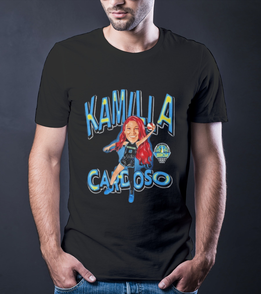 Kamilla Cardoso Chicago Sky Basketball T-Shirt