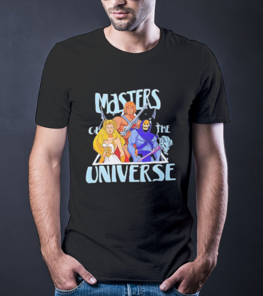 Masters Of The Universe He Man She Ra Skeletor Characters T-Shirt