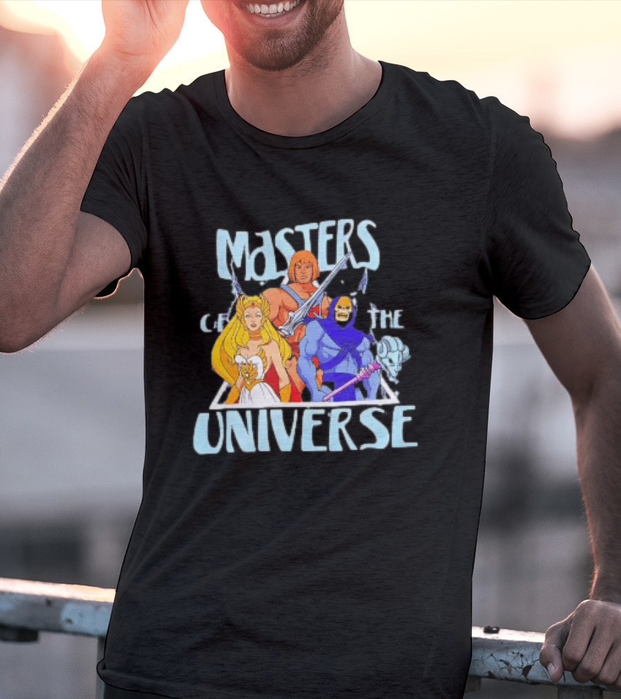 Masters Of The Universe He Man She Ra Skeletor Characters T-Shirt