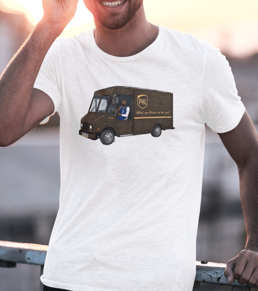 James Harden Philadelphia 76ers PHL Truck What Can Brown Do For You T-Shirt