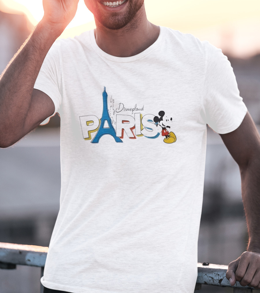 Kylie Kelce Disneyland Paris Mickey Mouse Eiffel Tower T-Shirt
