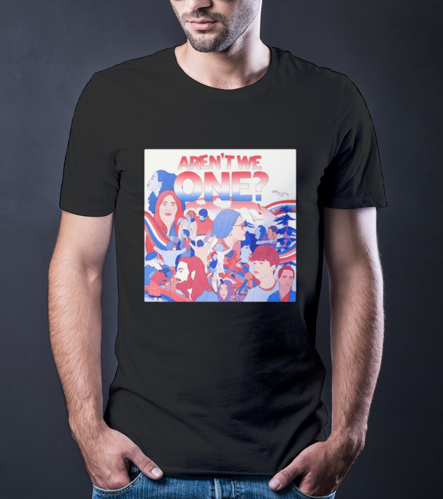 Aren't We One Colorful Community Unity Celebration T-Shirt
