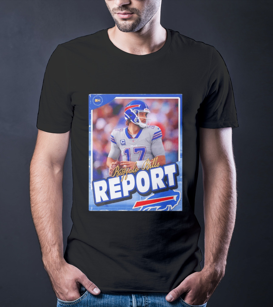 Buffalo Bills Report Josh Allen Number 17 T-Shirt