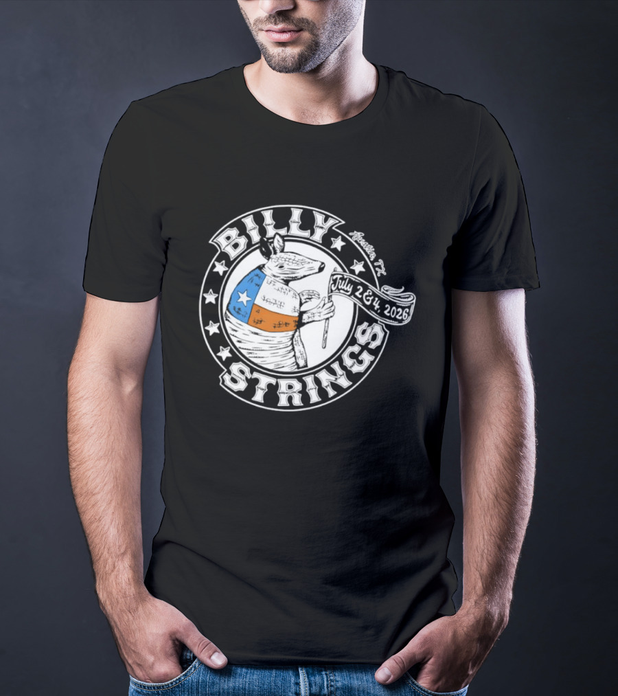 Billy Strings Armadillo Austin Texas July 2 & 3 2026 T-Shirt