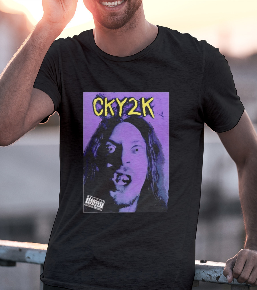 CKY2K Brandon DiCamillo Purple Cover Explicit Content T-Shirt
