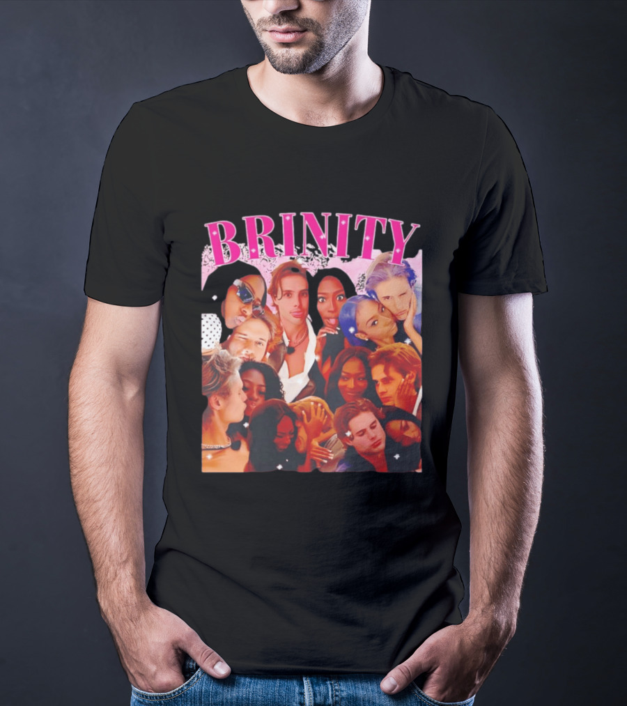 BRINITY Collage Of Couples Moments Embracing Love And Connection T-Shirt