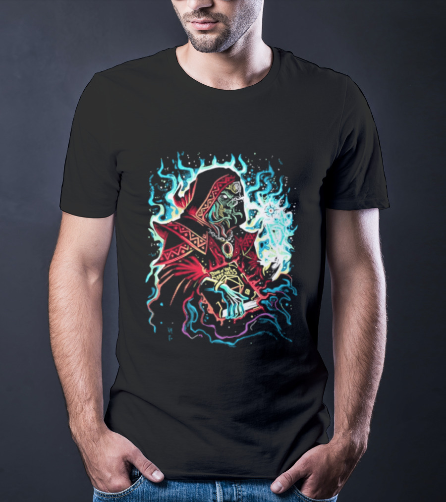 Lich Wizard Dungeons And Dragons Book Of Vile Darkness Tabletop Gaming Magic T-Shirt