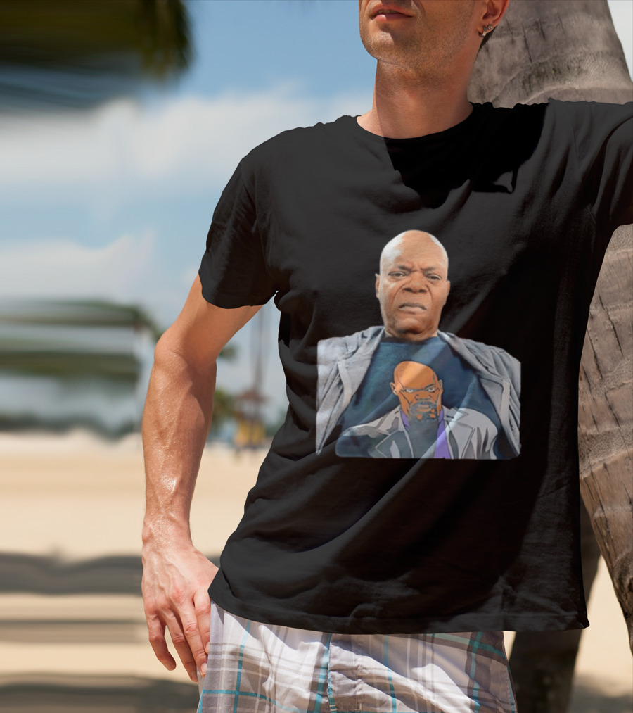 Samuel L Jackson Nick Fury Marvel Cinematic Universe Marvel Studios T-Shirt